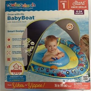 Swimschool baby boat